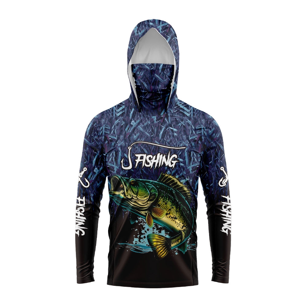 Fishing Hoodie - Męska bluza wędkarska z nadrukiem ryb