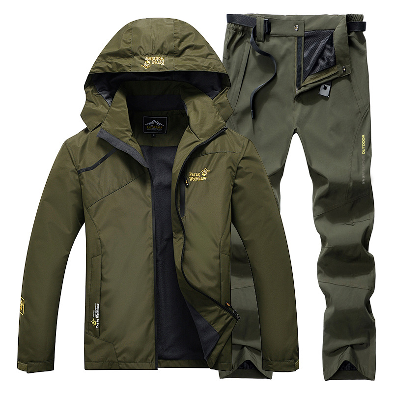 Fishing Jacket Waterproof - Wodoodporny kombinezon wędkarski Oddychająca, wytrzymała kurtka