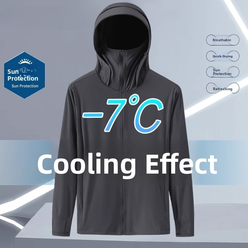 Fishing Hoodie - Letnia, cienka odzież z jedwabiu lodowego