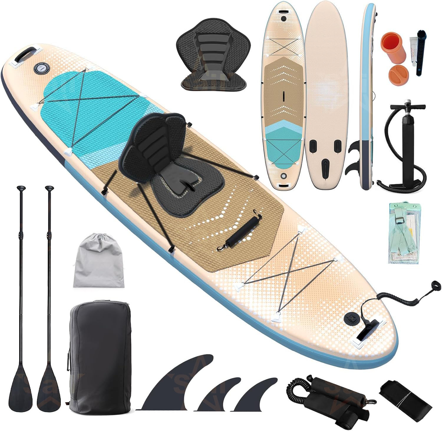 Wielofunkcyjna dmuchana deska  – Fishing Backpack recenzja i cena