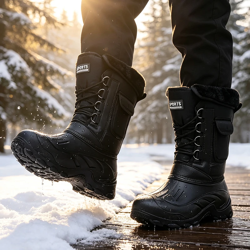 Męskie zimowe buty śniegowce b – Fishing Boots recenzja i cena