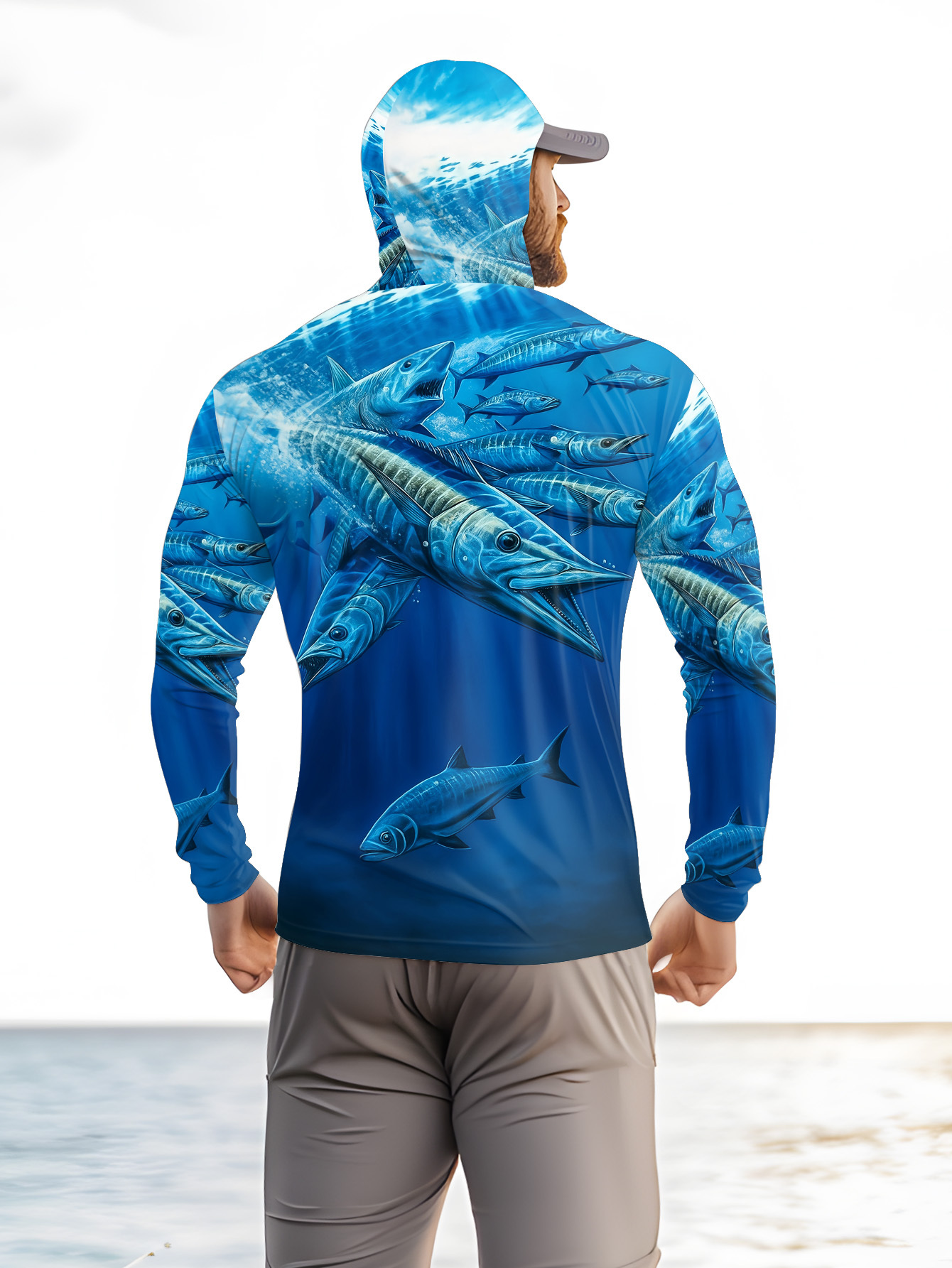 Męska koszulka wędkarska z kap – Fishing Shirt Uv Protection recenzja i cena